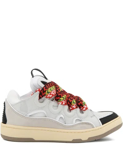 LANVIN CURB LACE-UP SNEAKERS