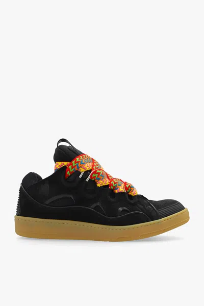 LANVIN CURB LACE-UP SNEAKERS