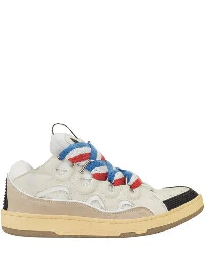 Lanvin Lace-up Sneakers In White