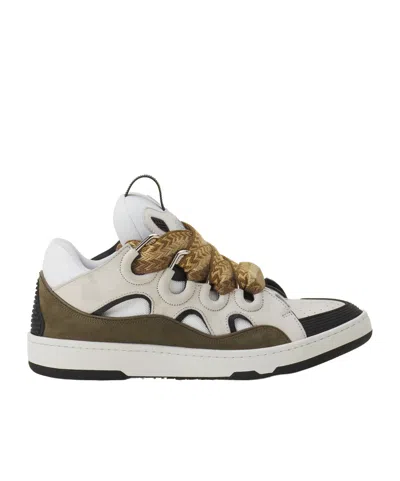 LANVIN LANVIN CURB LACE-UP SNEAKERS