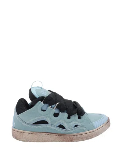 Lanvin Curb Laces Sneakers In Blue