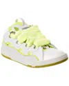 Lanvin Curb Leather & Mesh Sneaker