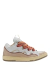 Lanvin Curb Leather Sneakers In Multi