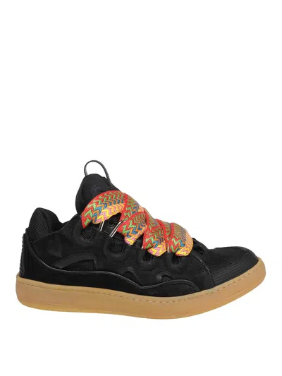 LANVIN ZAPATILLAS - NEGRO