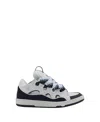 Lanvin Curb Lace-up Sneakers In White