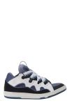 Lanvin Curb Leather Sneakers In Multi