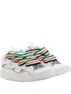 Lanvin Curb Light "blanc" Sneakers In Multi