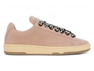 Pre-owned Lanvin Curb Lite Beige Sneakers In Pink