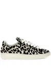Lanvin Curb Lite Leopard-printed Sneakers In Neutrals