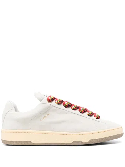 Lanvin Curb Lite Sneakers In White