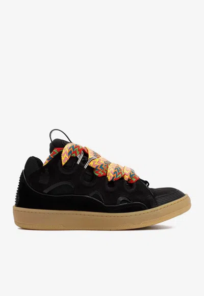 LANVIN CURB LOW-TOP SNEAKERS