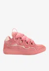 Lanvin Leather Sneakers With Unique Lacing System