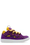 Lanvin Curb Low-top Sneakers In Purple/yellow