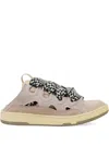 Lanvin Curb Mules In Brown