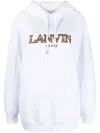 LANVIN LANVIN CURB OVERSIZED FIT HOODIE CLOTHING