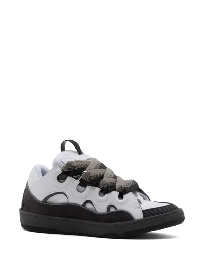Lanvin Curb Oversized-lace Sneakers In Multi