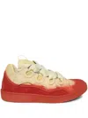 Lanvin Curb Radiant Spray-effect Sneakers In Neutrals