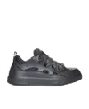 Lanvin Curb Removable-insole Sneakers In Black