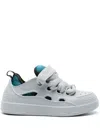 Lanvin Curb Removable-insole Sneakers In Grey