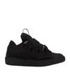 Lanvin Curb Round Toe Lace-up Sneakers