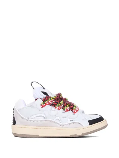 Lanvin Curb Round-toe Sneakers In Multi