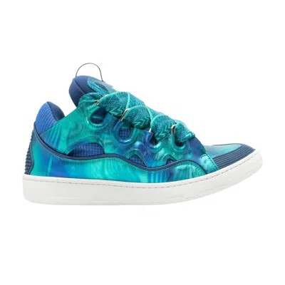 Pre-owned Lanvin Curb Sneaker 'blue Green' | Men's Size 44