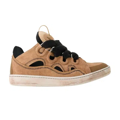 Pre-owned Lanvin Curb Sneaker 'camel Amber' | Tan | Men's Size 43 In Brown