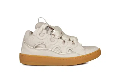 Pre-owned Lanvin Curb Sneaker Chalk