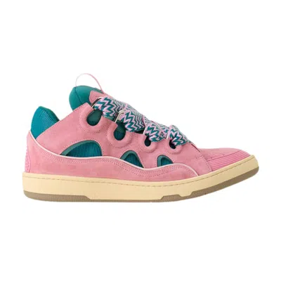 Pre-owned Lanvin Curb Sneaker 'green Pink' | Men's Size 42