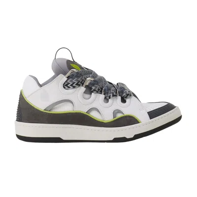 Pre-owned Lanvin Curb Sneaker 'white Grey' | Men's Size 41