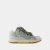 Lanvin Curb Sneakers Shoes In Blue