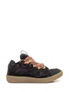 Lanvin Black Suede Calf Leather Sneakers