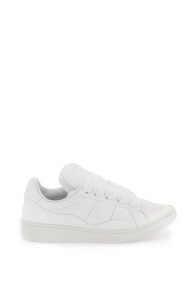 Lanvin Curb Sneakers In Bianco