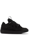 Lanvin Curb Sneakers In Black