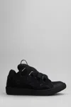 Lanvin Curb Sneakers In Black