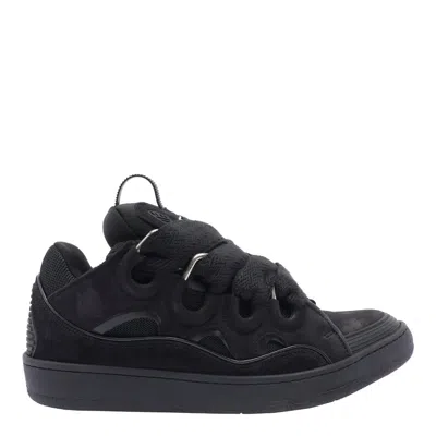Lanvin Curb Sneakers In Black