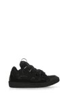 Lanvin Curb Sneakers In Black