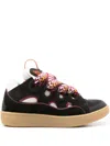 Lanvin Curb Sneakers In Black