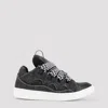 Lanvin Round Head Low-cut Casual Shoes In Black