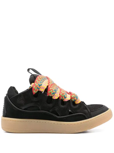 Lanvin Curb Sneakers In Black