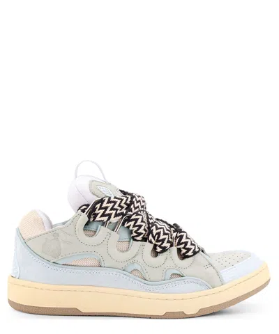 Lanvin Curb Sneakers In Blue