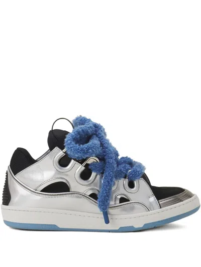 Lanvin Curb Sneakers In Blue