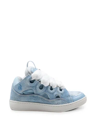 Lanvin Curb Sneakers In Blue