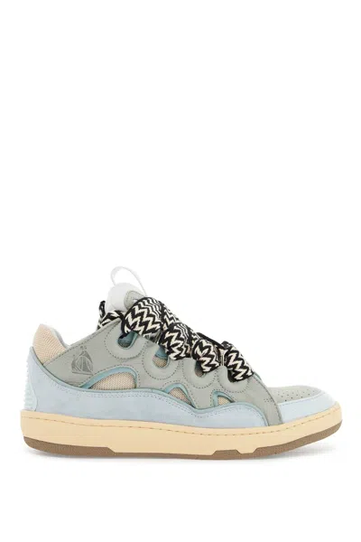 Lanvin Curb Sneakers In Light Blue