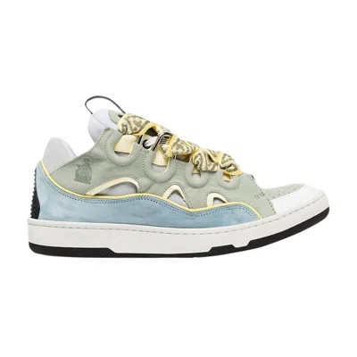 Pre-owned Lanvin Curb Sneakers 'blue Grey'