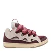Lanvin Chunky Lace Low Top Sneakers In Brown