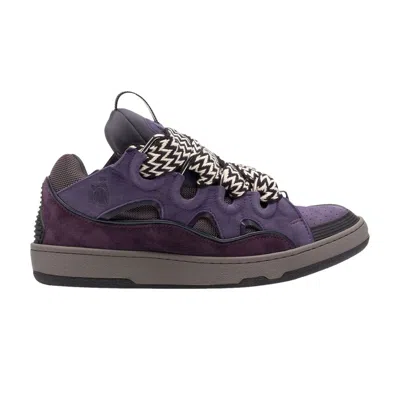 Pre-owned Lanvin Curb Sneakers 'grape' In Purple