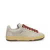 Lanvin Sneaker Cube With Soft Leather Upper In Gray