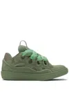 Lanvin Curb Sneakers In Green