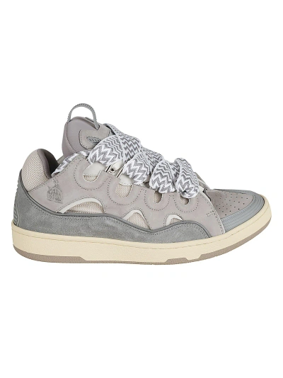 Lanvin Curb Sneakers In Grey 2